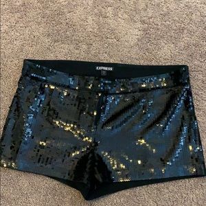 Express sequins shorts
